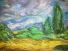 13. pejzaż   pastel suchy